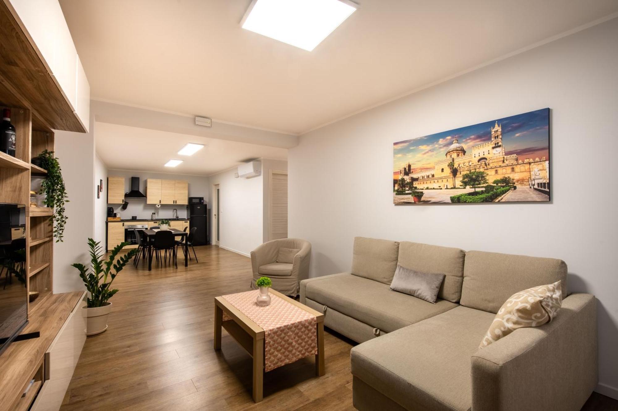 Villareale Flat - Palermo City Center Free Parking المظهر الخارجي الصورة